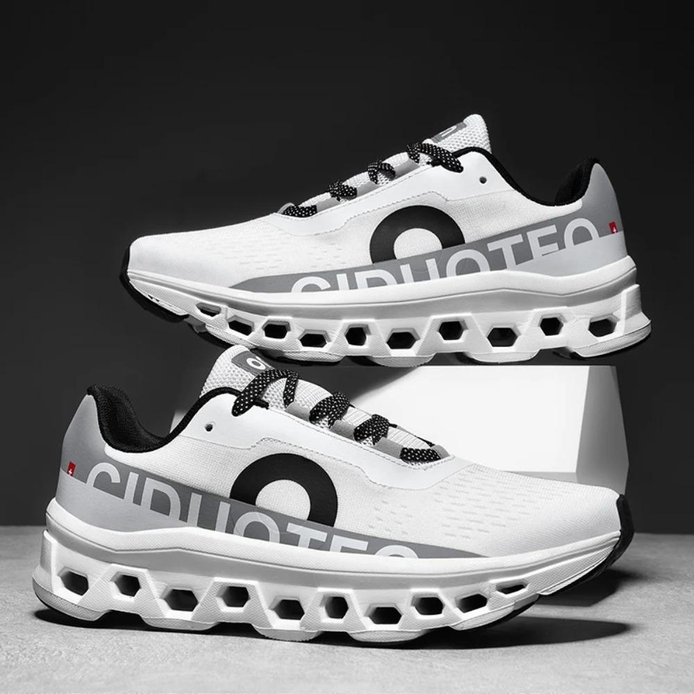 

Summer Breathable Comfortable New Outdoor Carbon Plate Shock-Absorbing Running Shoes Fashionable Sports Shoes Couple Style36-45 45 чорний