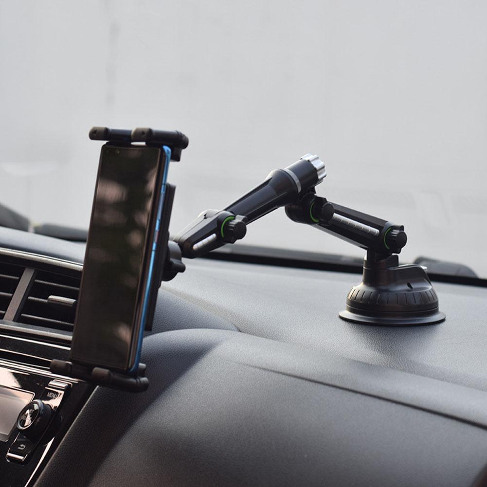 Car Tablet/Folding Screen Universal Phone Holder Adjustable Suction Cup Extension Tube Auto Dashboard Phone Tablet Mount