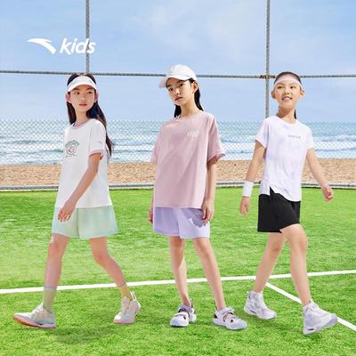 Girls' 2025 Summer Loose Fit Woven Sports Shorts