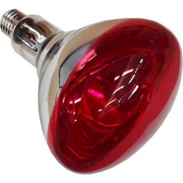 Lampe IR - Philips - 250W - Verre Renforcé - Rouge - Anti-éclaboussures