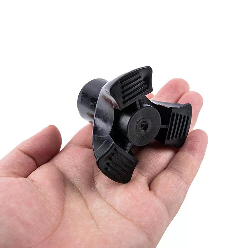 Ponta de Borracha Três Pernas para Bengala de Caminhada 22mm