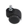 SGY Contemporary Plastic Office Chair Wheel 2 Inch Stem Swivel Furniture Casters with Brake Living Room Hospital