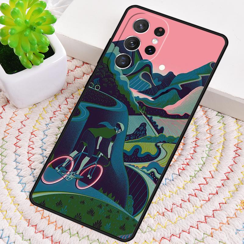 Cycling Bike Phone Case for Samsung Galaxy Note 10 Pro S26 Ultra S23 S24 FE S25 S21 S22 PLUS Shockproof Cove
