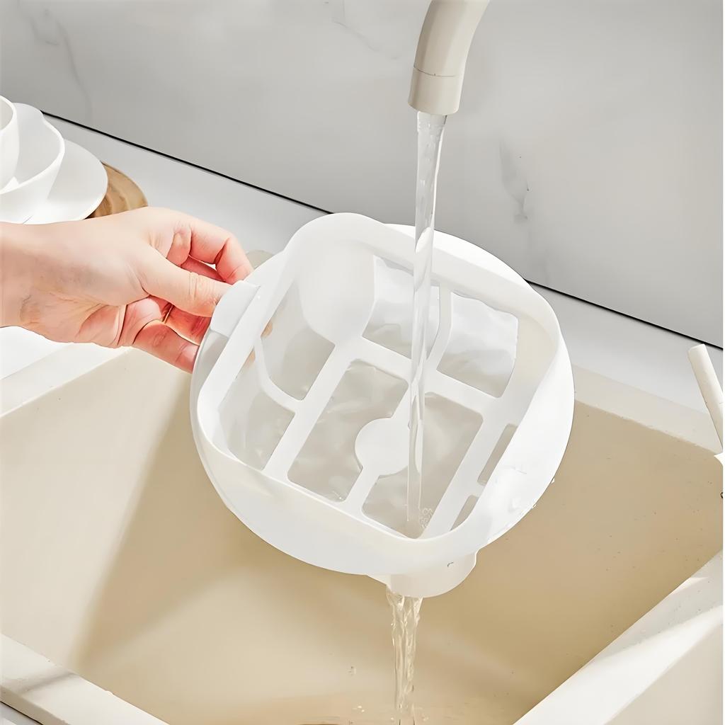 3-in-1 Yogurt Cheese & Soy Milk Maker - Reusable Stainless Steel Strainer with Quick Draining Mesh, DIY Kitchen Tool