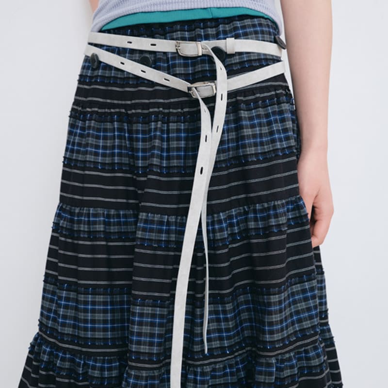 

muwm Ремень с двойной пряжкой (Каменно-серый) Stone Gray