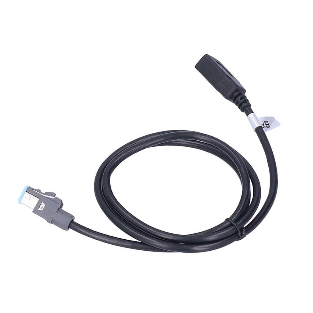 4 Pin USB Cable Adapter Male Cord Extender 102cm 40.16in Long Black ABS Replacement for Nissan Teana