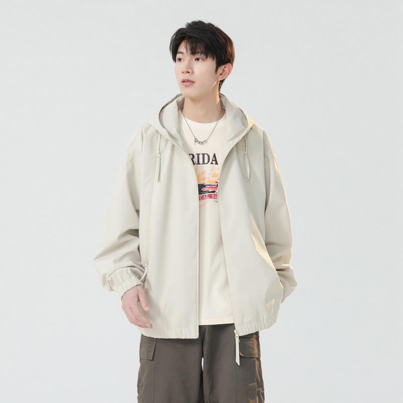 

2025 Men s Trendy Long-Sleeved Jacket - Stylish Spring/Autumn American Teen Fashion M