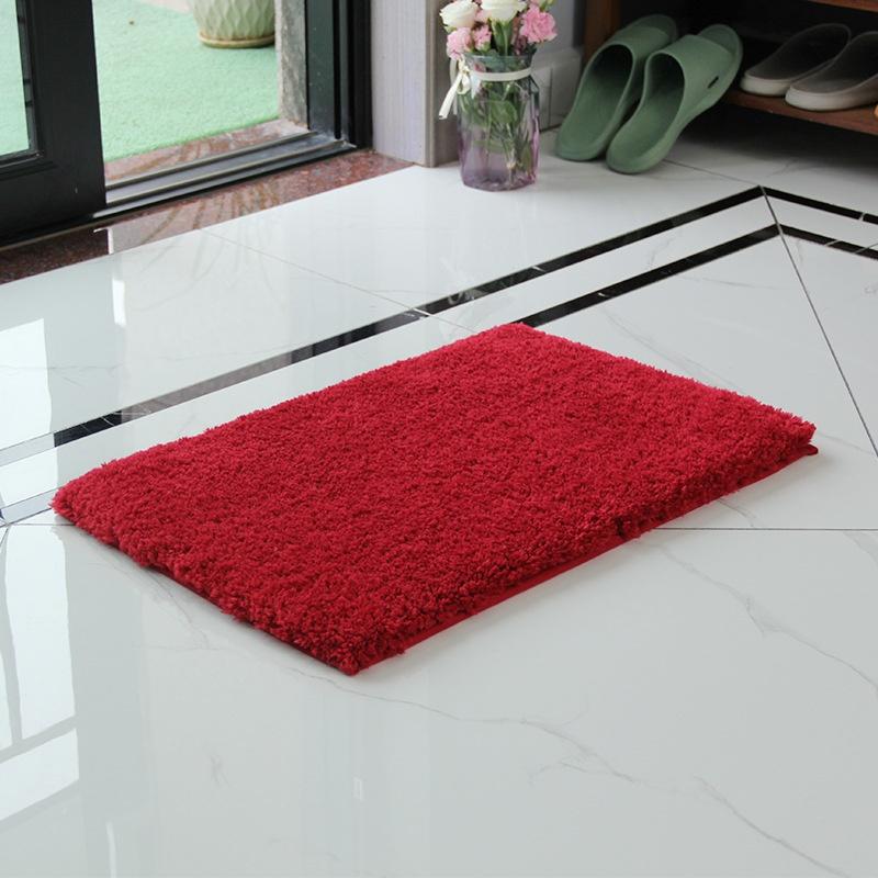 High Quality Soft Microfiber Bath Mat Non-Slip Modern Design Bathroom Carpet Rug with Absorbent Features for Toilet Use