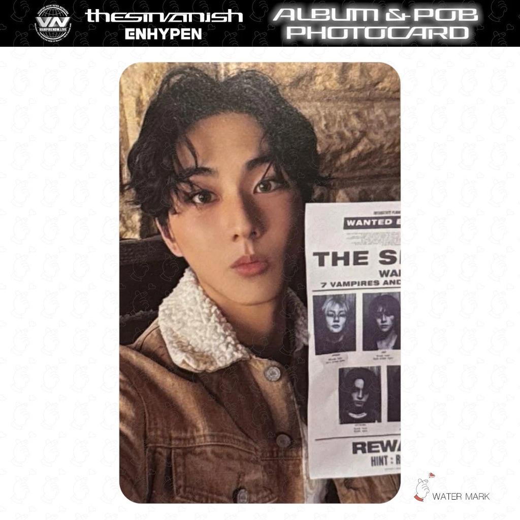 VORBESTELLUNG ENHYPEN THE SIN VANISH ALBUM Fotokarte Japan POB Glücksziehung OFFIZIELL FORBIDDEN AFTERLIGHT STORM FUGITIVES