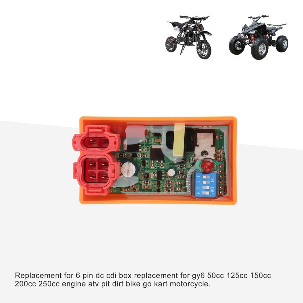 GOOFIT 6 pines DC CDI caja de repuesto para Gy6 50cc 125cc 150cc 200cc 250cc motor ATV Pit Dirt Bike Go Kart motocicleta