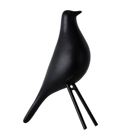 Скандинавский стиль Декор для рабочего стола в виде птицы Средневековый Декор для стола Минималистичная статуэтка птицы для дома B