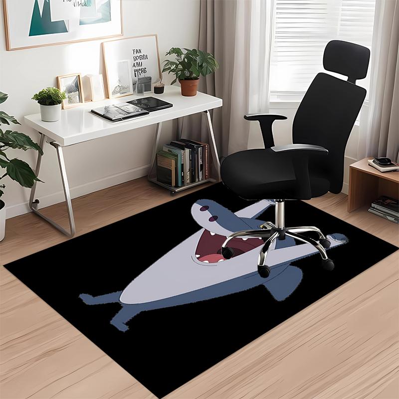 Zig & Sharko Printed Carpetrugfor Office Chair Living Room Bedroom Kitchen Room Decor Gifts