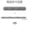 UnivoColors Ergonomic Memory Foam Keyboard Wrist Rest, Reduces Fatigue, Fits Laptops and Full-Size Keyboards, Features Memory Foam Cushioning,