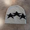 Japanese Style Minimal Star Beanie Street Knit Hat Unisex Warm Versatile Casual Cap
