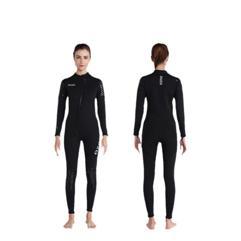 3mm Neopren Neoprenanzug Herren Damen Ganzkörper Langarm Mit Kapuze Tauchen Surfen Schnorcheln Badeanzug Warmwasser-Sportausrüstung