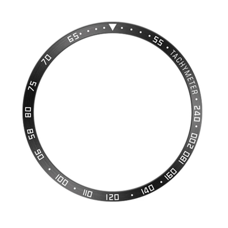 Metall-Lünettenring für Samsung Galaxy Watch 8 7 6 5 4 44mm 40mm Zeit-/Geschwindigkeits-Skalenrahmen Schutzring für Galaxy 8 6 Classic 46mm