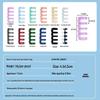 5-Hole Clear Plastic Binder Rings for Books - Detachable Binding Clips