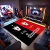 1PC Custom Name Royal Love Card Theme Floor Mat Ideal for Living Room, Game Rooms, Office, Bedroom,Floor Mat Playful Design