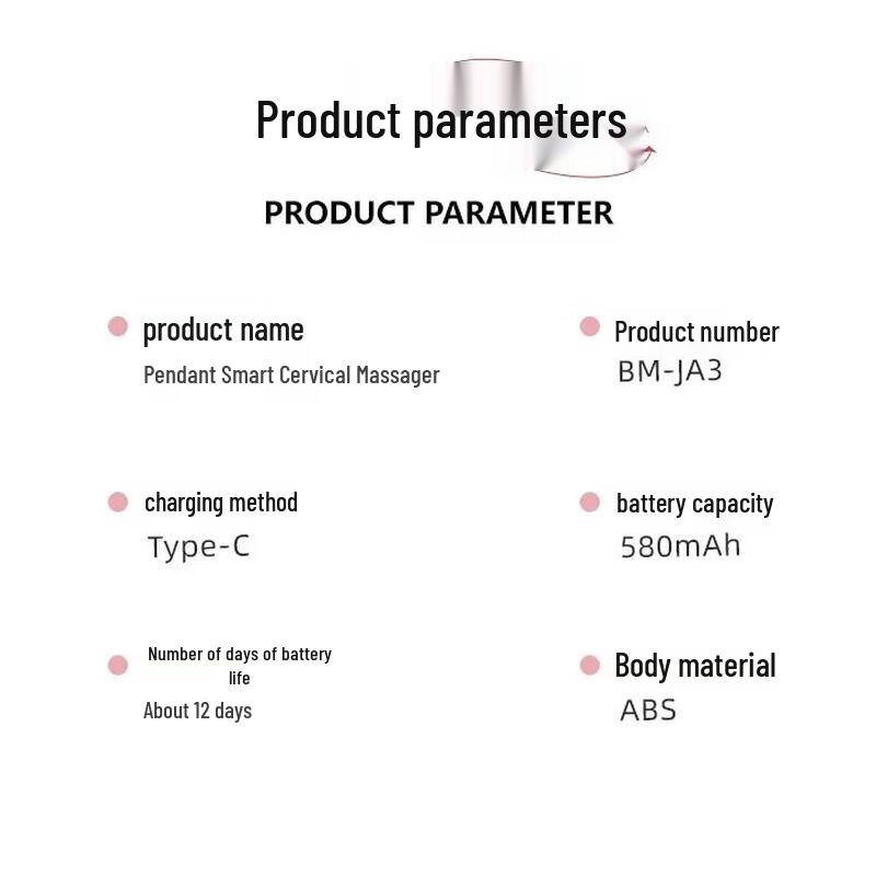 BLUE FLASH Smart Pendant Neck Massager CN Plug (adapter Included)