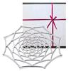 [Nousaku Red Cotton Ribbon, Washi Paper Wrapping] KAGO Dahlia M, Diameter 21.5cm, Tin, KagoDM