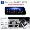 Android 14 Car Radio For Lexus RX RX200t Rx300 Rx350 Rx450h RX400h 2015-2019 Snapdragon 665 GPS Multimedia Player CarPlay Screen XN0