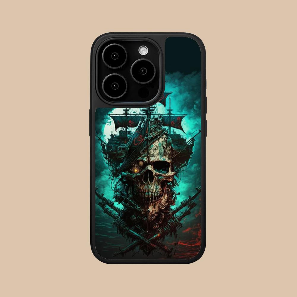 Pirate Corsair Mobile Phone Case for iPhone 17 16 15 14 13 12 11 Air Pro Max Plus Matte Surface Colorful Cover Cellphones Pretty
