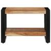 Coffee Table 60 X 60 X 40 Cm Solid Acacia Wood