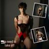 Sexy Kant Bodysuit voor Mannen met Stalen Ondersteuning - Open Kruis, Doorzichtig, Rood & Zwart Flirtende Set voor Cross-dressers.