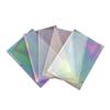 100 Stück 61 x 88/65 x 90 mm Kartenhüllen, Regenbogen-Laser-Kartenhüllen, Pokemon Yu-Gi-Oh-Kartenschutz