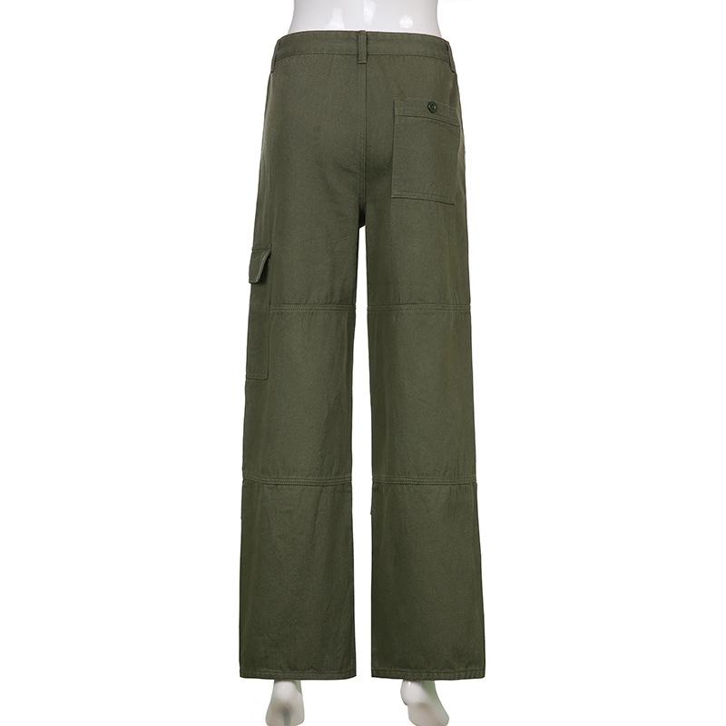 Harajuku Streetwear Oversize Summer High Waist Women's Casual Wide Leg Cargo Pants for Women Baggy Pants Woman Trousers