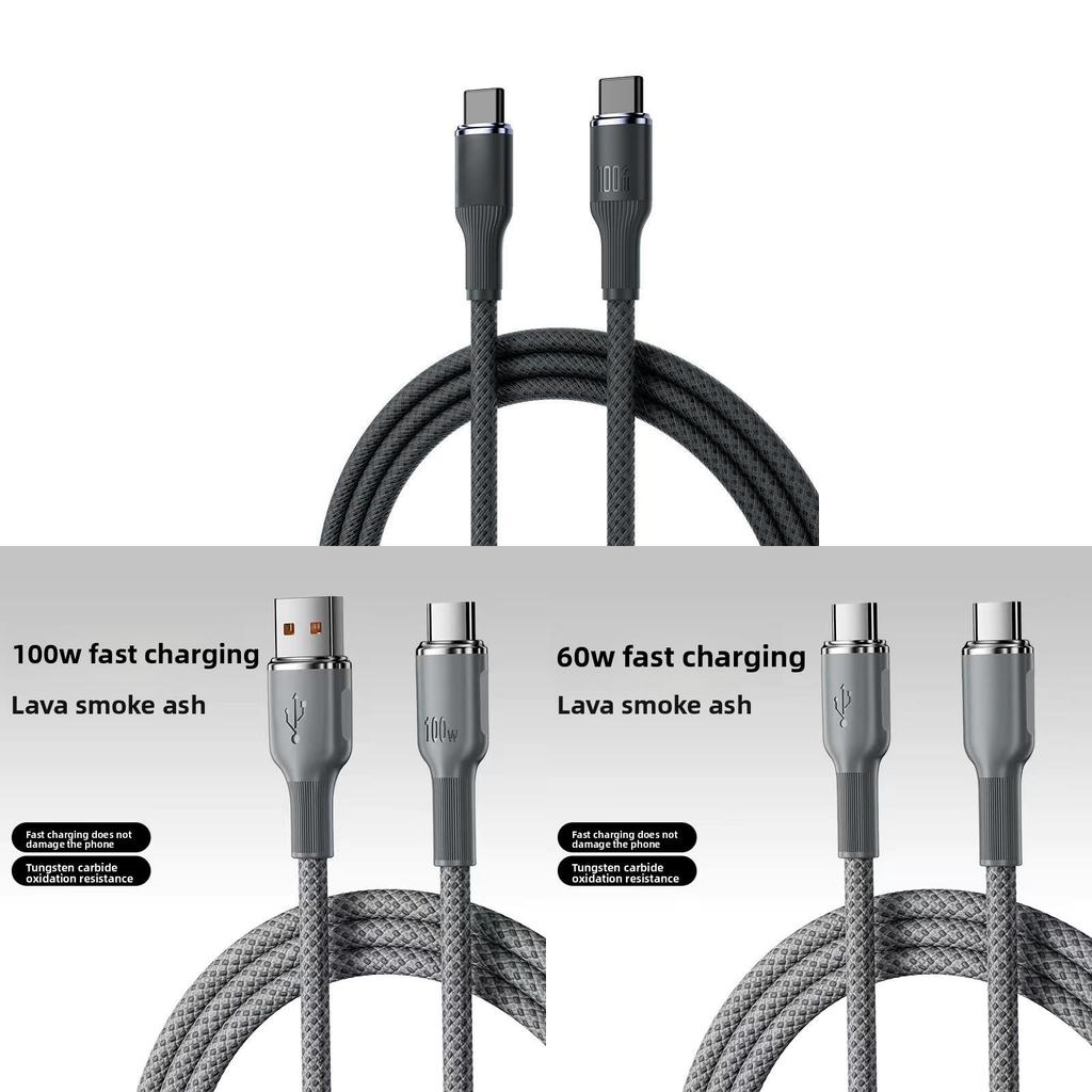 Typec 100w Fast Charging Cable For Huawei Xiaomi Apple 17 Phones And Tablets