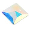 Crystal Prism Suncatcher for Window Hanging Ornament Faceted Crystal Prisms Pendant Rainbow Maker Prisms for Home Garden Decor Square Colorful