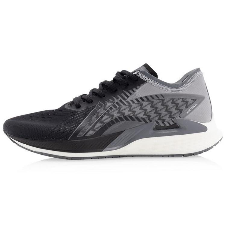 

New LiNing Lt Support Low Top Running Shoes Men s Black Gray ARMQ005-1 45