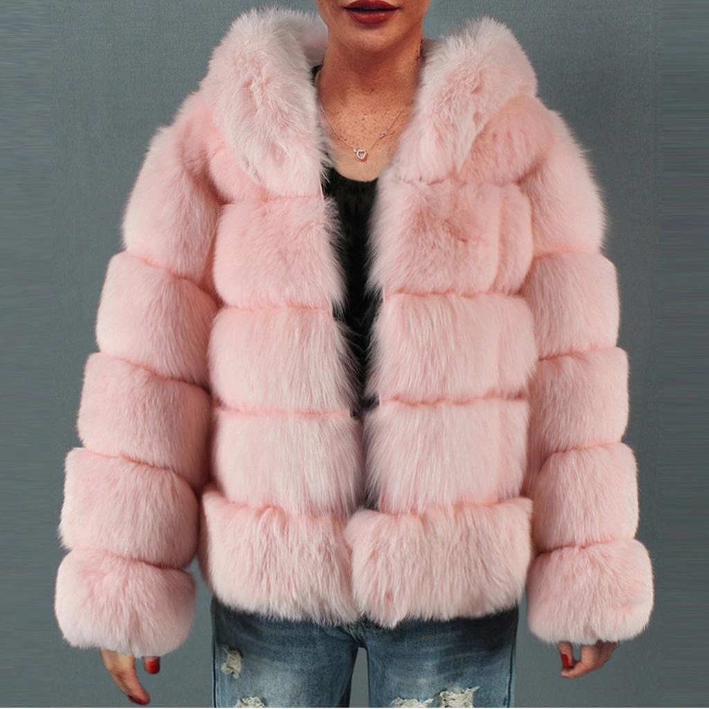 Women's Fashion Casual Faux  Top Coat