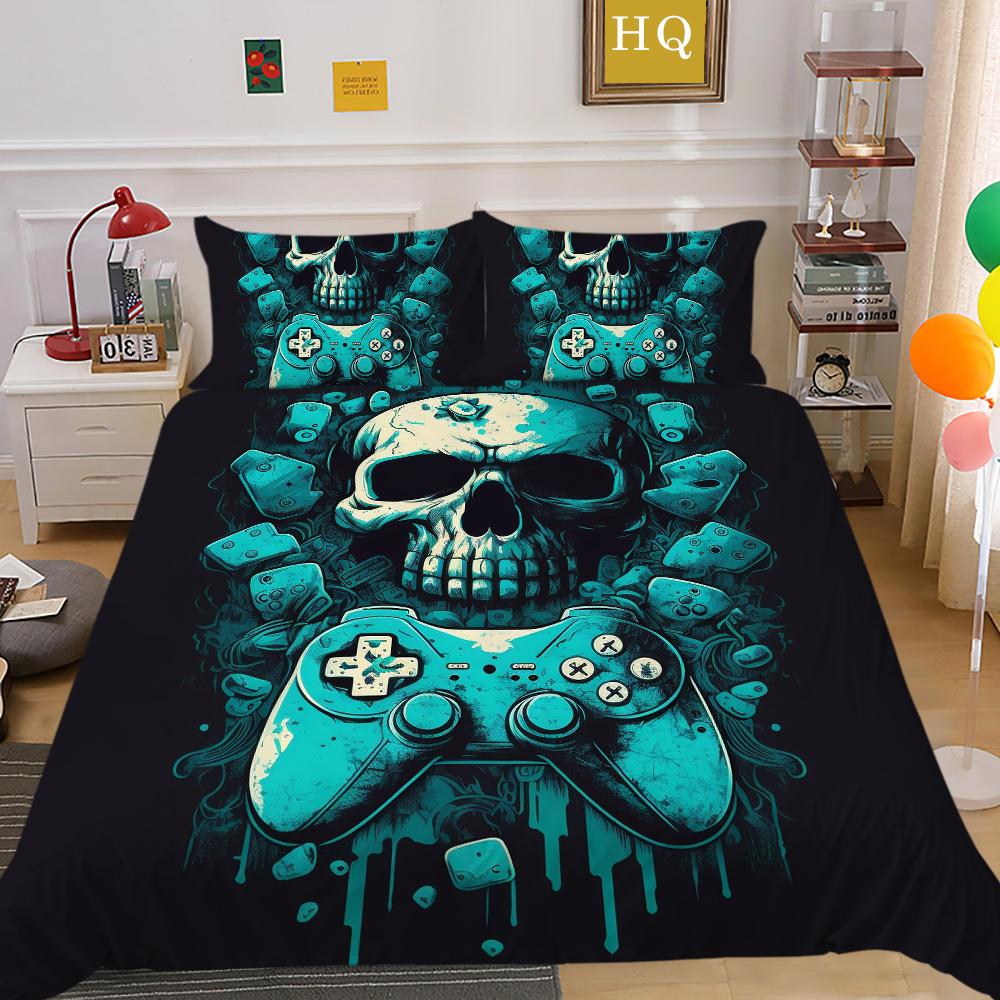 3D Game Console Printing Bedding Set Cover Bedspreads Single Size High Quality Fashion Home Textiles