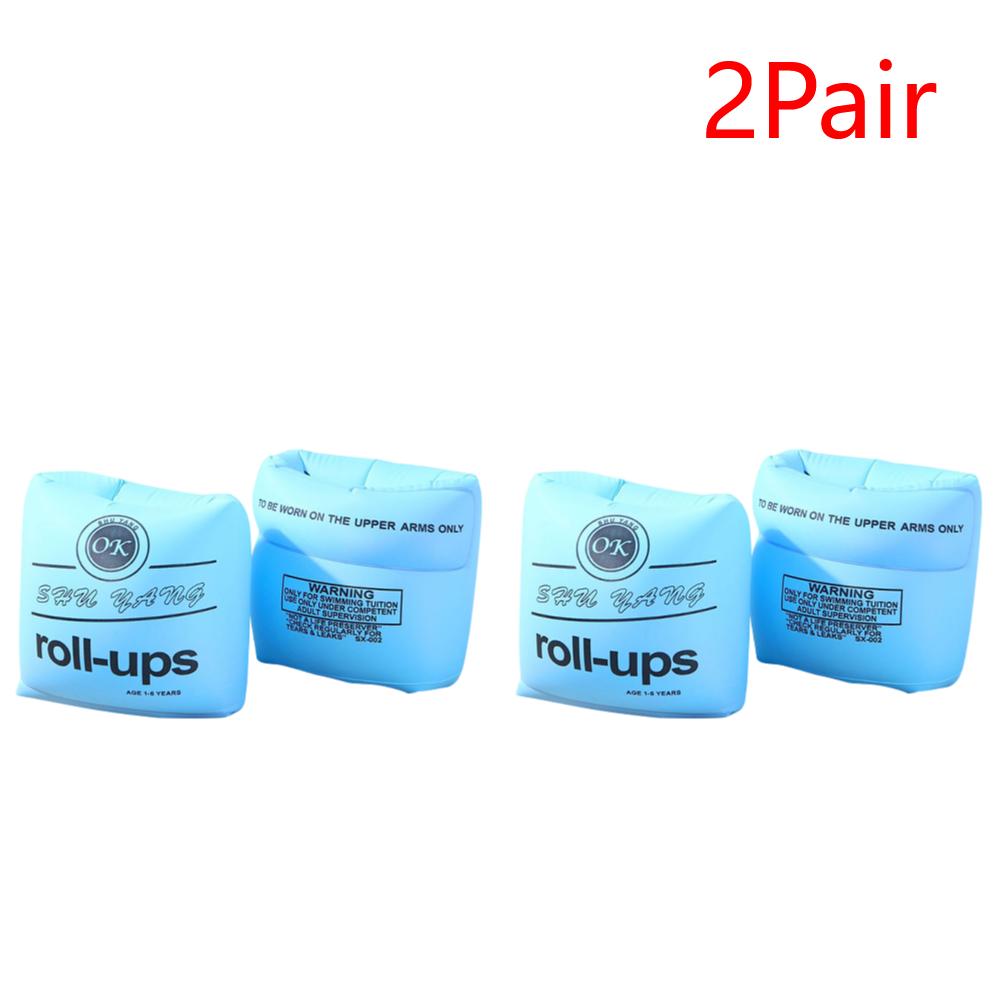 Adult Children Swimming Arm Rings Inflatable Pool Float Circle Sleeves Pool Buoys Armbands for Swim Trainer
