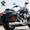 Personality  Ancient Civilization Culture Love Kanji Japanese Fashion Car Styling Car Decal Vinyl Decal Motorcycle Stickers