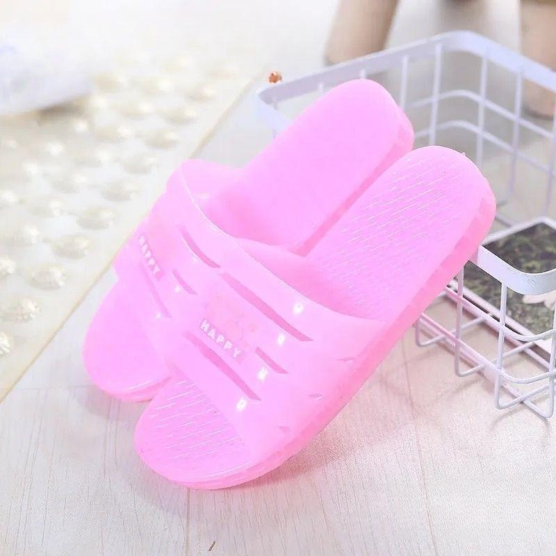 Bedroom Slides Indoor Crystal Shoes for Women Flat Sandals Chic and Elegant New Style High Quality Small Size Pvc Woman Slippers