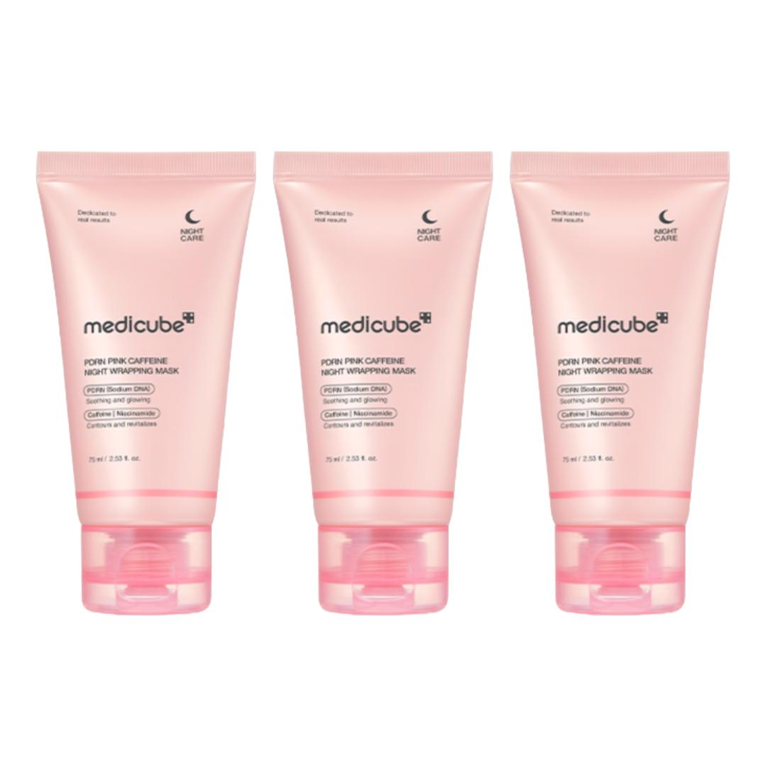 

Маска-пленка Medicube PDRN розовая с кофеином 75 мл (3 варианта) # 75 ml x 3pcs