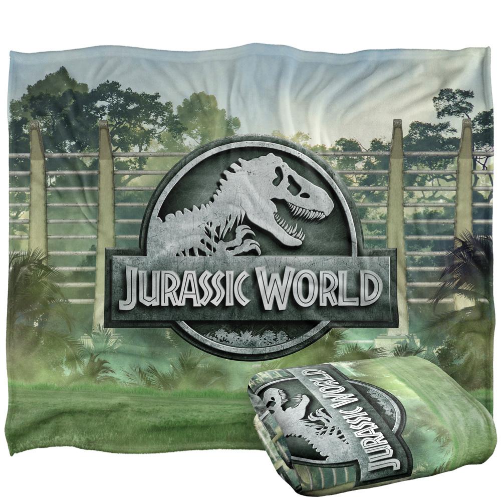Jurassic World Fence Blanket