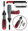 Ratschen-Teleskop-Schraubendreher-Set mit unregelmäßig geformter Ahle und Torx-Bits