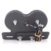 Karun Motorcycle Universal Tail Light Smoke Lens Tail Lamp LED License Plate Light Turn Signal Red