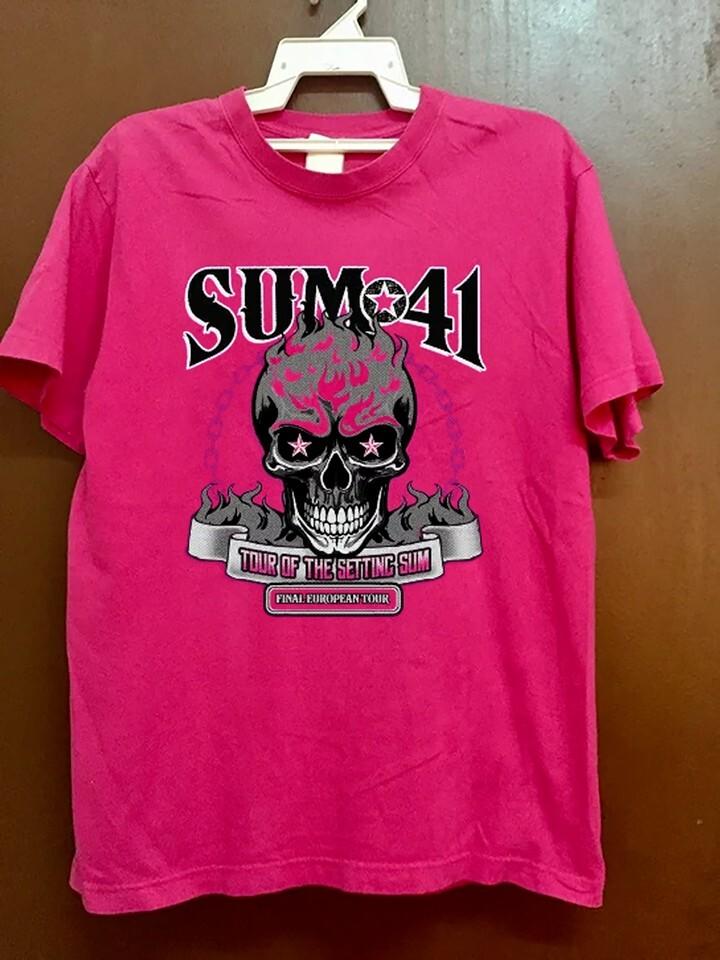SUM 41 - TOUR OF THE SETTING SUM 41 Pink All Size Shirt OM10