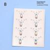 3D Holographic Tear Drop Face Rhinestone Sticker Self-Adhesive Crystal Diamond Tattoo Sticker For Hair Eye Face Decoration Decal