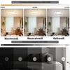 Plafonnier LED - NETTLIFE - 36W - Intensité variable - Télécommande - 40 cm blanc