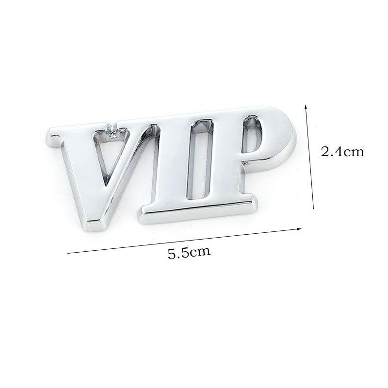 Autocolant pentru mașină Emblemă Insigna Auto VIP Logo 3D Autocolant metalic