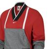 Nike Felpa Sportiva Casual Girocollo Serie ISPA in Cotone con Scollo a V Donna Top Rossi CD6371-819
