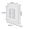 4-way Lock Cat Door For Screen Doors Magnetic Self-closing Flap Multi-function Pet Door For Small Pets