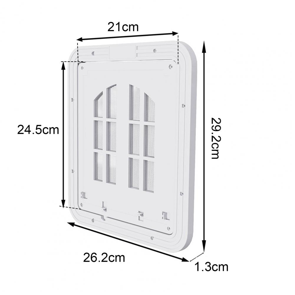 4-way Lock Cat Door For Screen Doors Magnetic Self-closing Flap Multi-function Pet Door For Small Pets