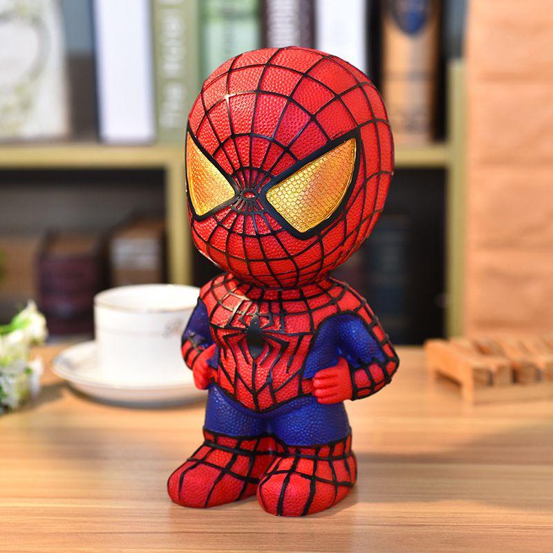 Classic Avengers Miniatures Marvel Spiderman Batman Captain America Piggy Bank Spider Man